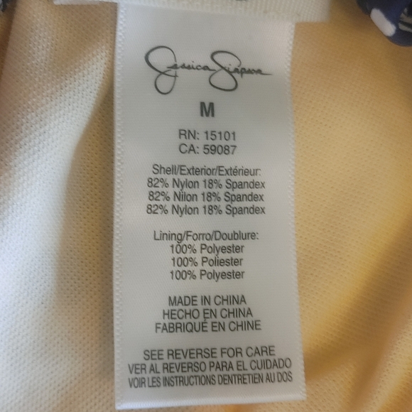 BOHO Style Blue and White Floral Bikini Set - Picture 8 of 8